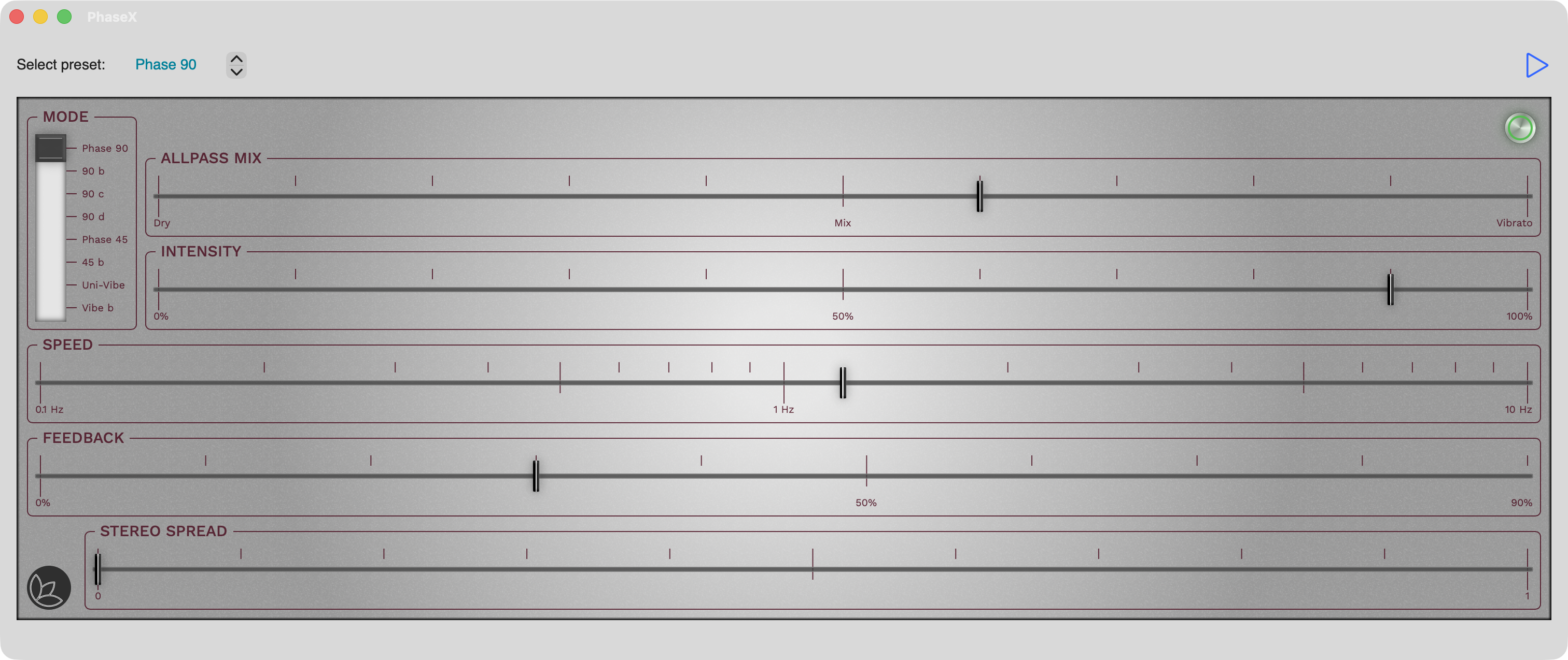 PhaseX screenshot